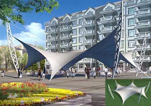 文化舞臺(tái)景觀膜