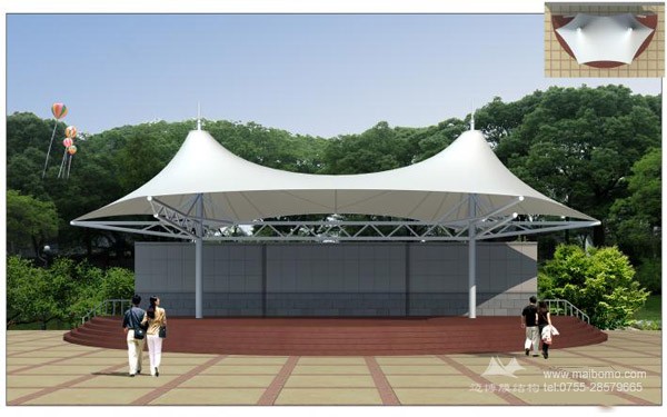 廣場(chǎng)主席臺(tái)膜結(jié)構(gòu)